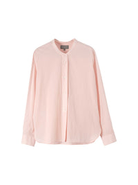 Chemise sans col boutonnée - Pink