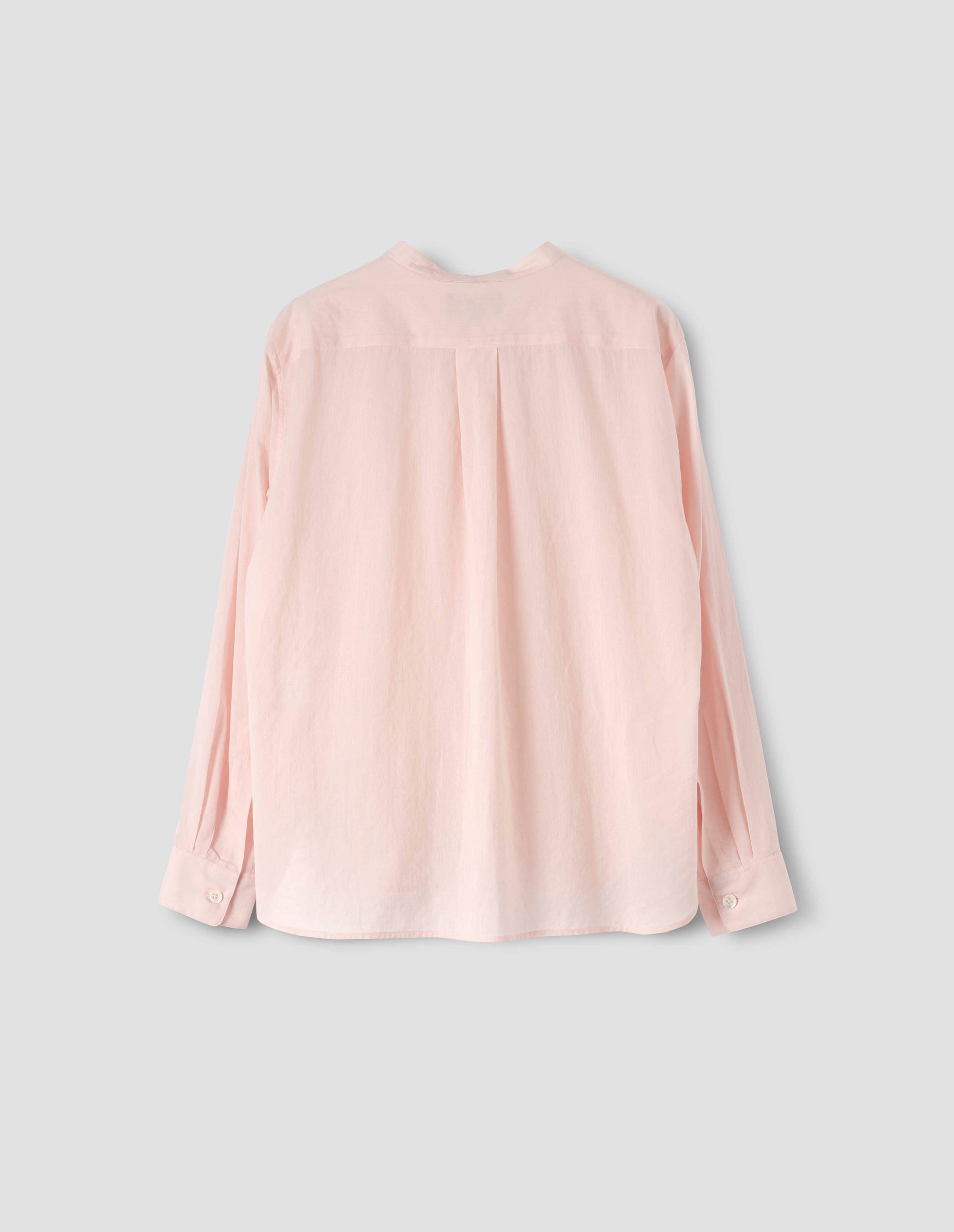 Chemise sans col boutonnée - Pink