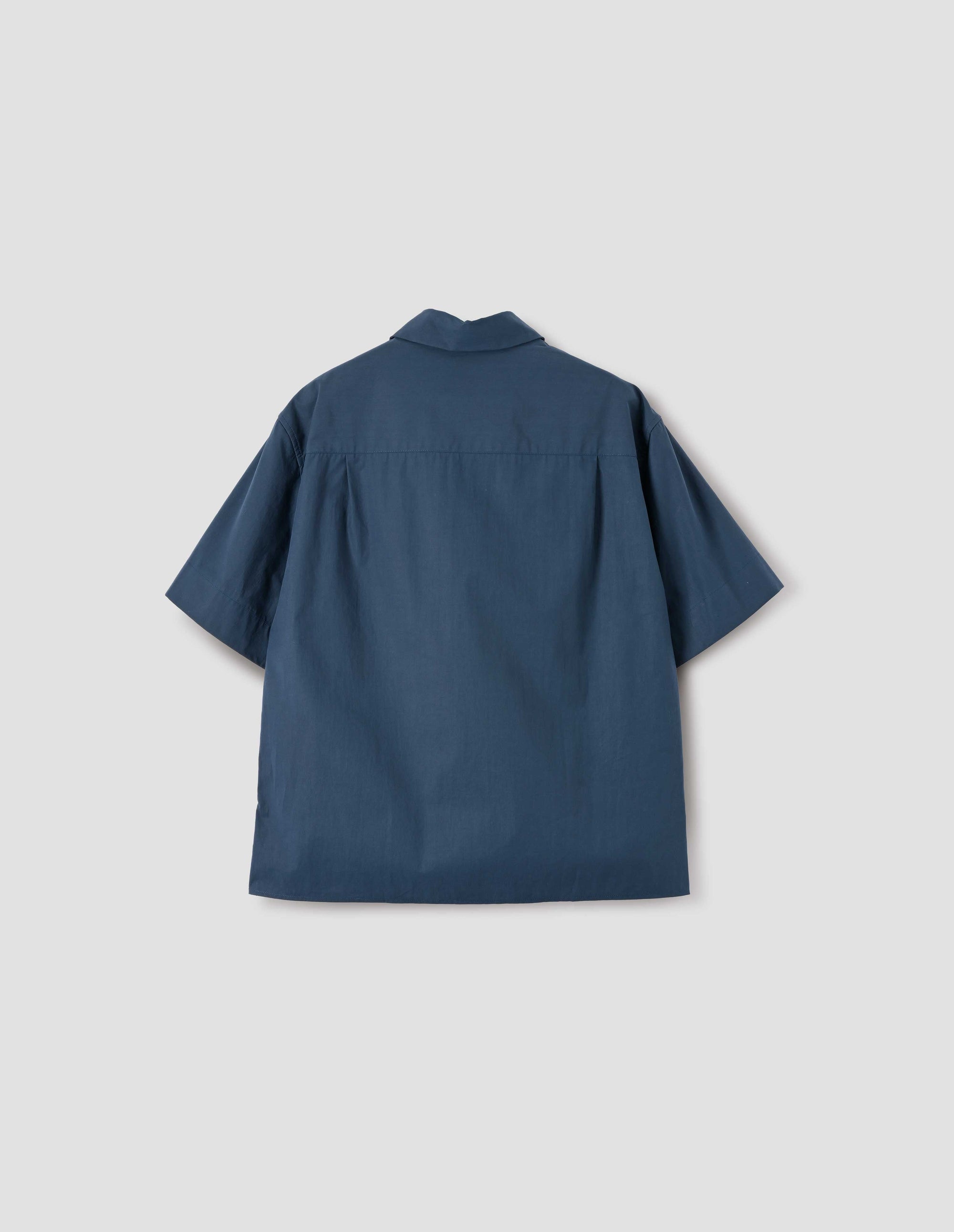 Chemise à pans longs manches courtes - Navy