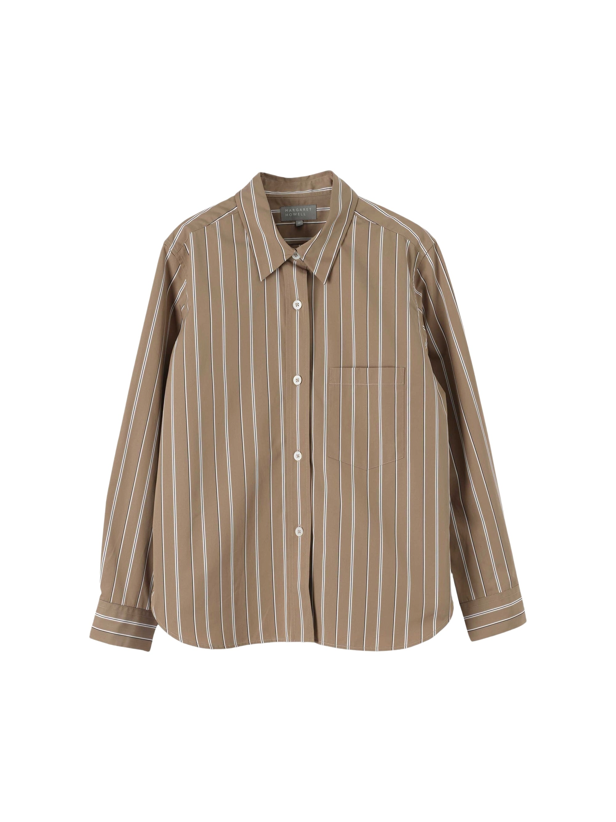 Chemise à rayures - Brown & White