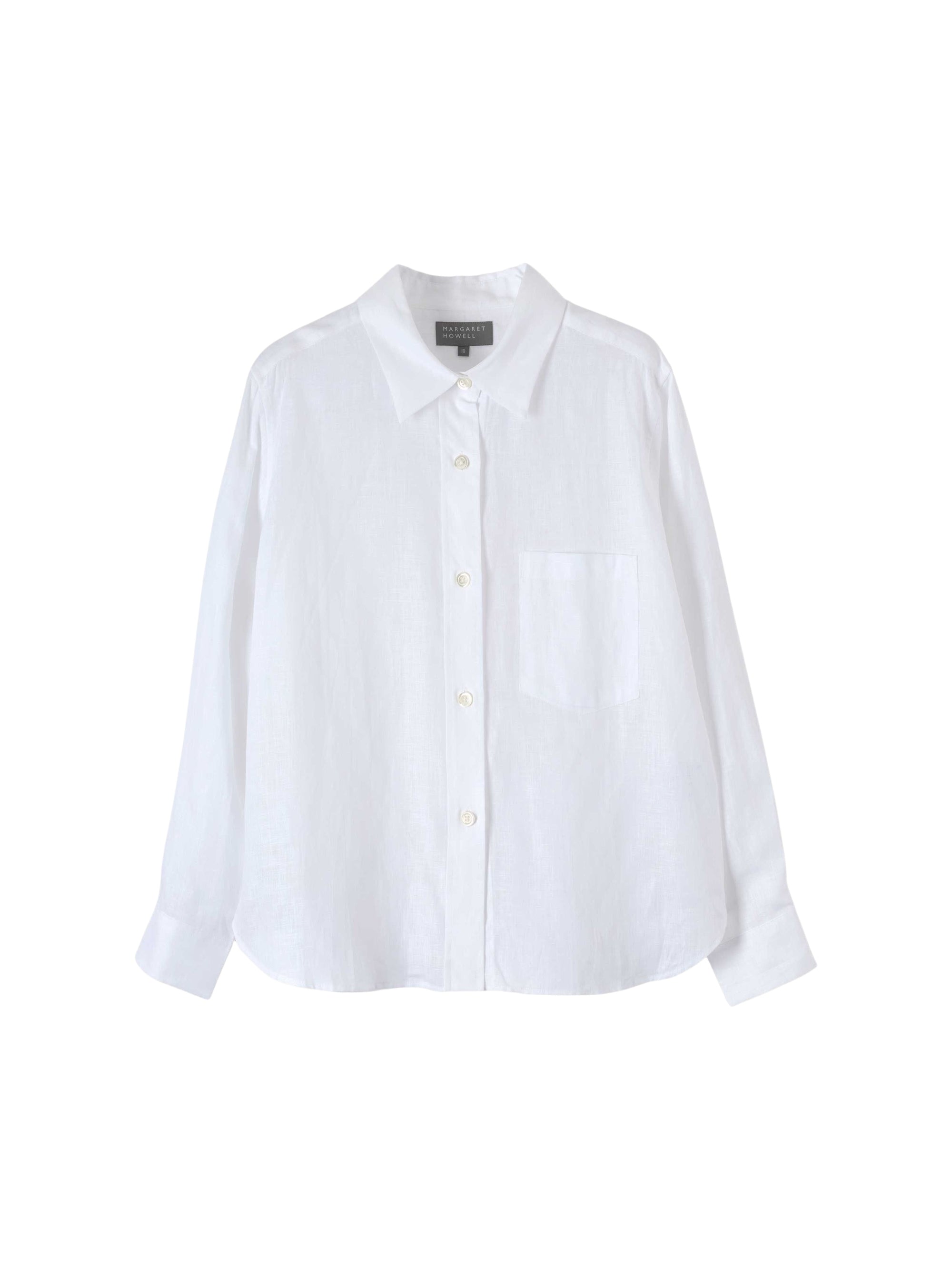 Chemise ample en lin - White