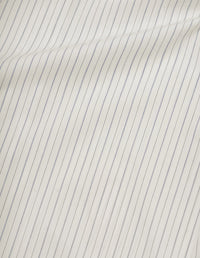 Chemise simple - White & Blue & Black & Striped