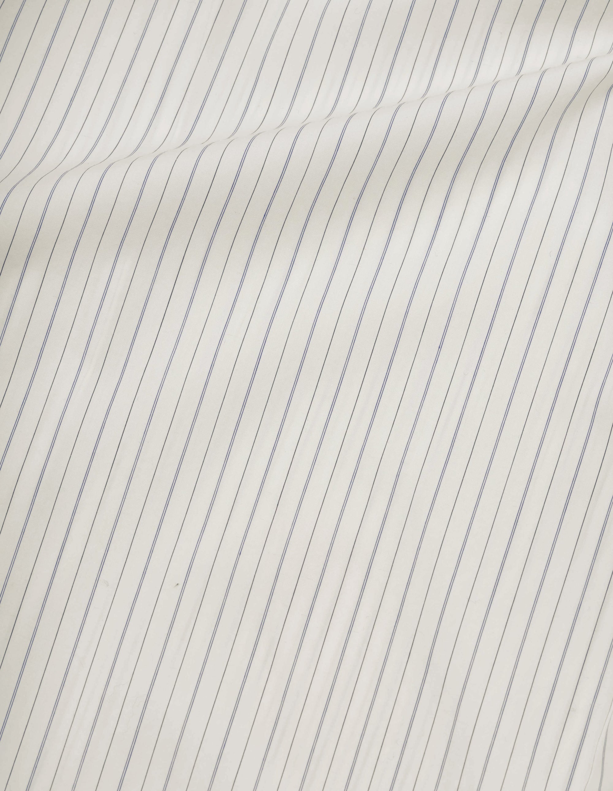 Chemise simple - White & Blue & Black & Striped