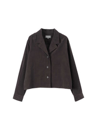 Veste chemise à boutons - Ebony