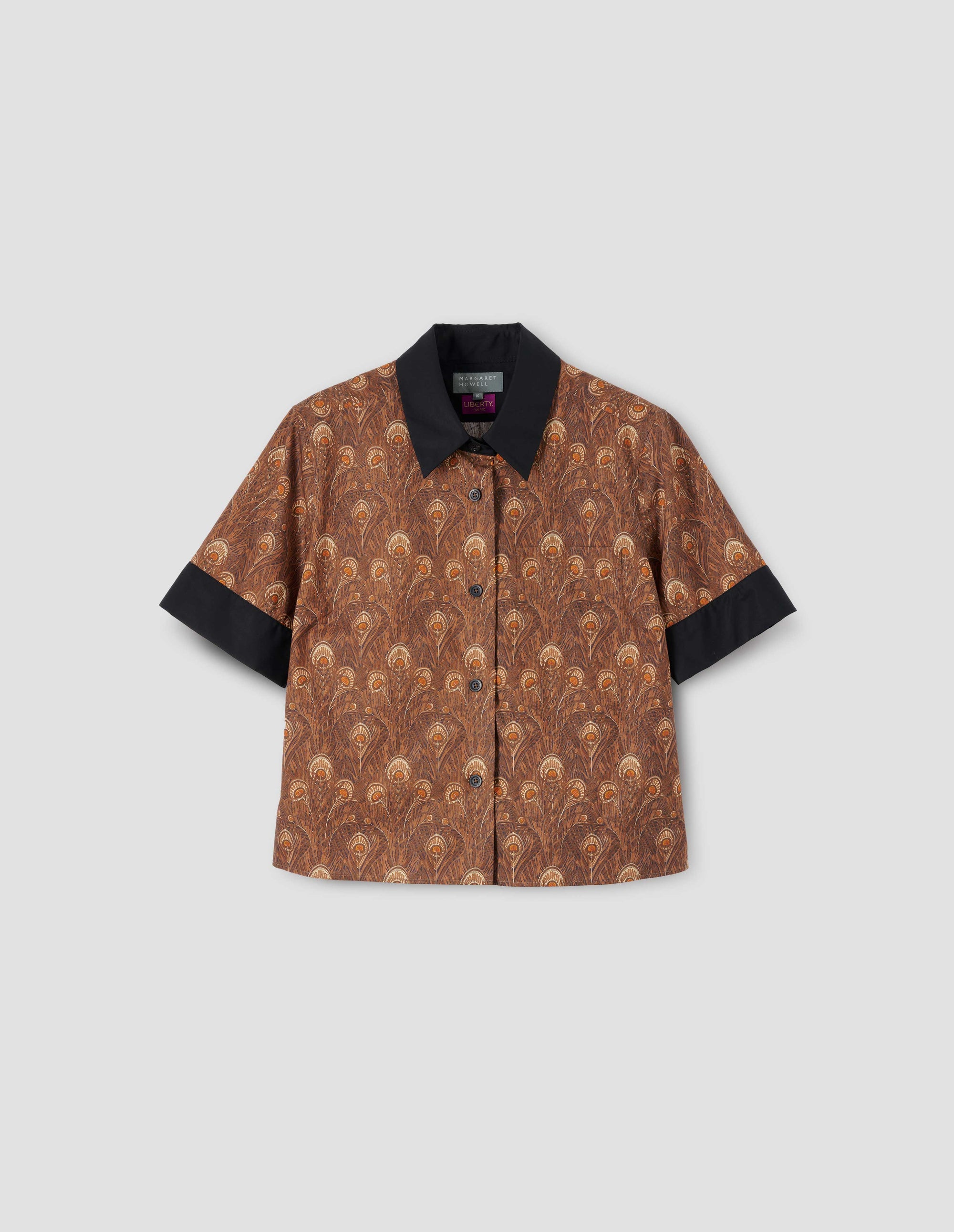 Chemise à petits poignets - Tobacco & Umber