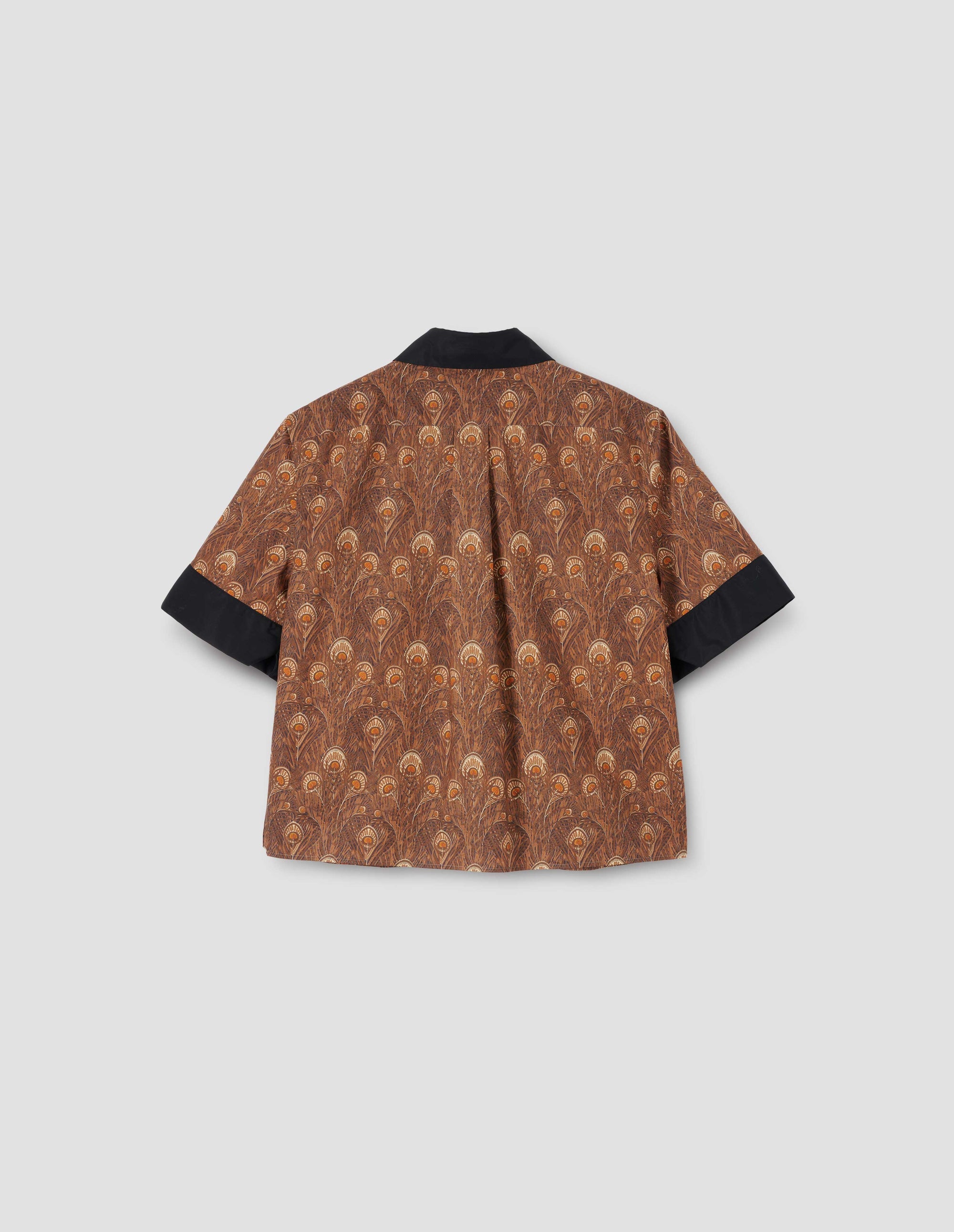 Chemise à petits poignets - Tobacco & Umber