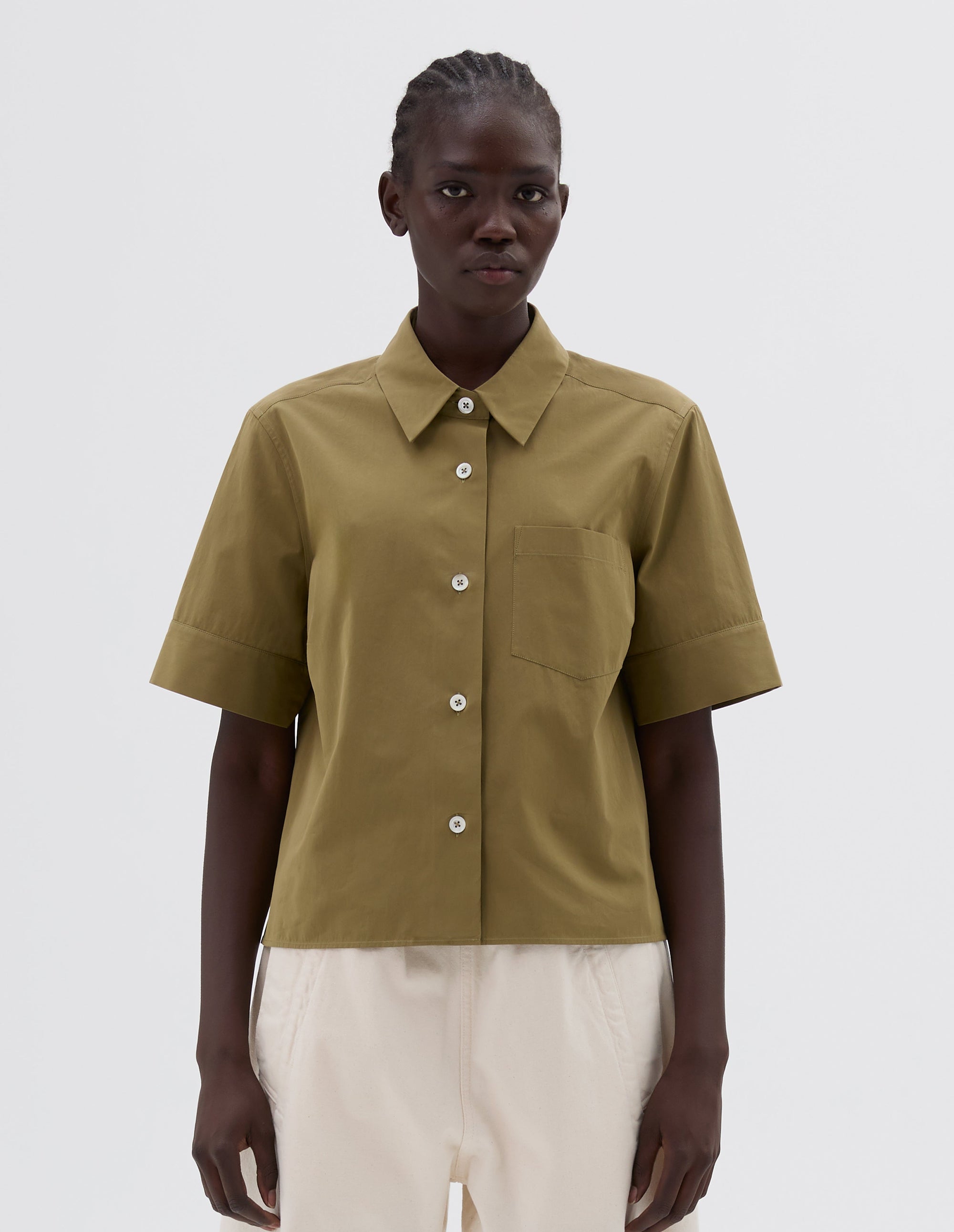 Chemise à petits poignets - Green