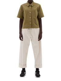 Chemise courte et droite - Green