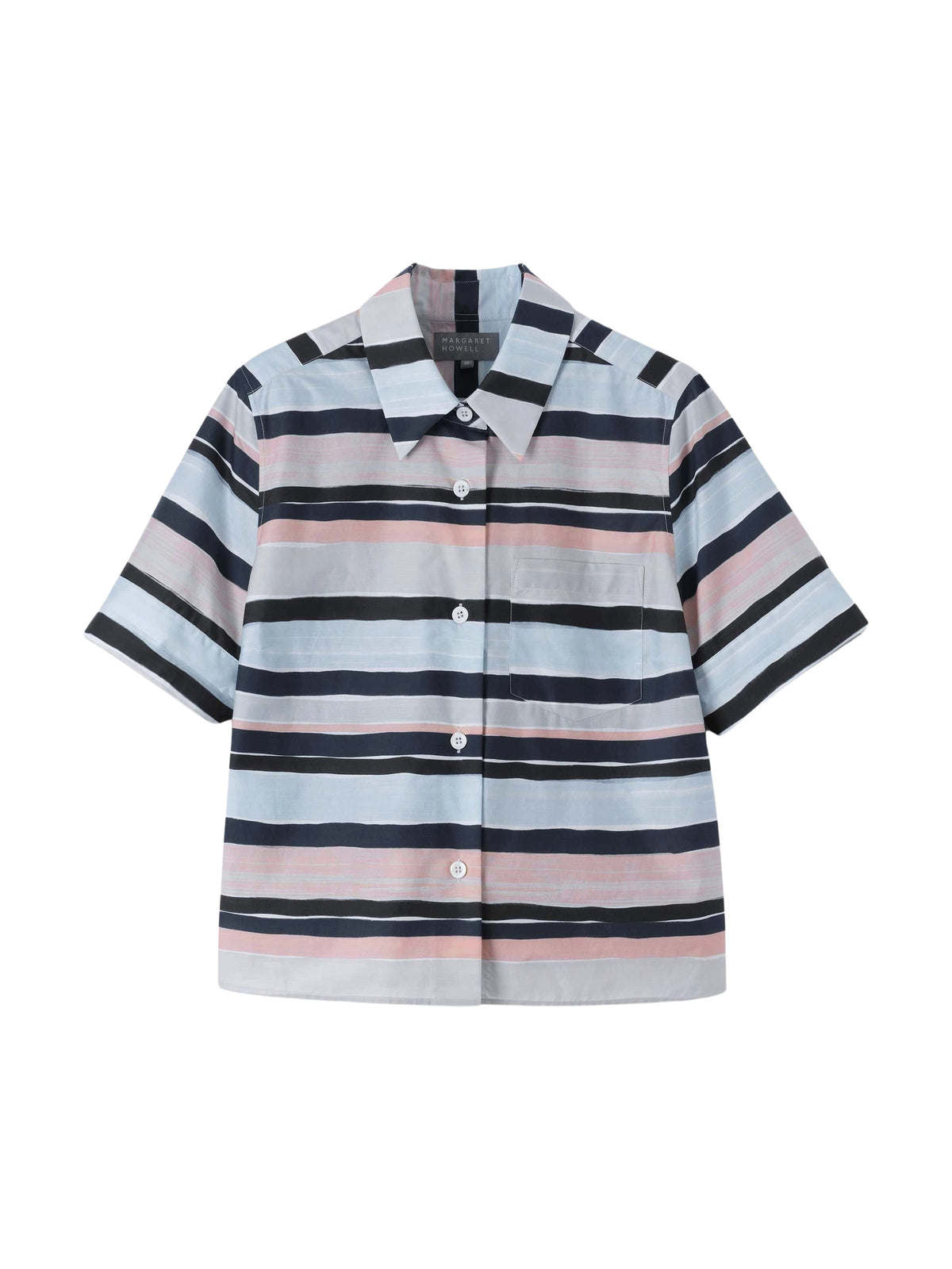 Chemise à rayures - Pink & Navy & Blue