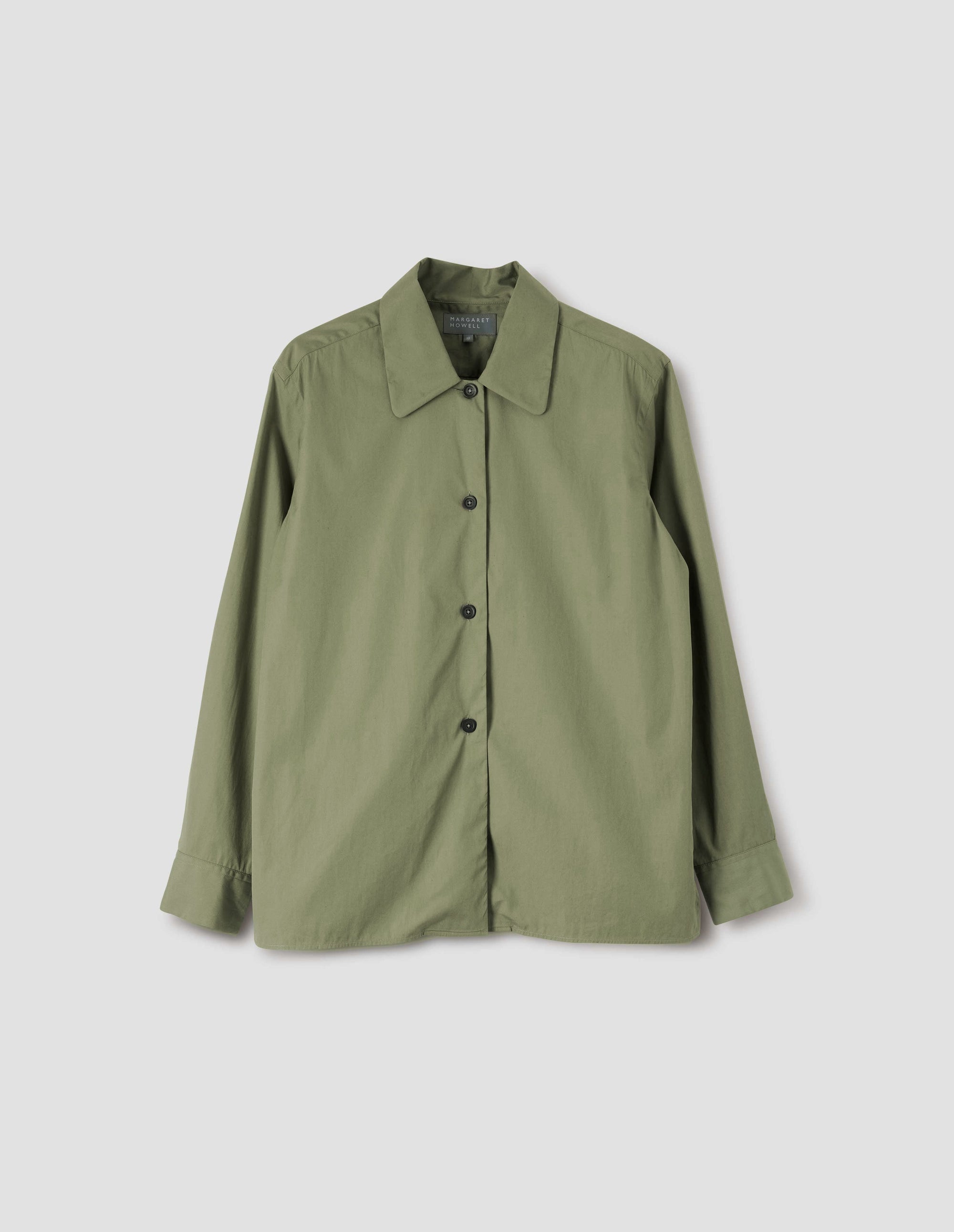 Chemise à col arrondi - Green