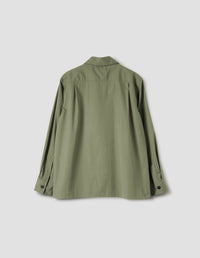 Chemise à col arrondi - Green