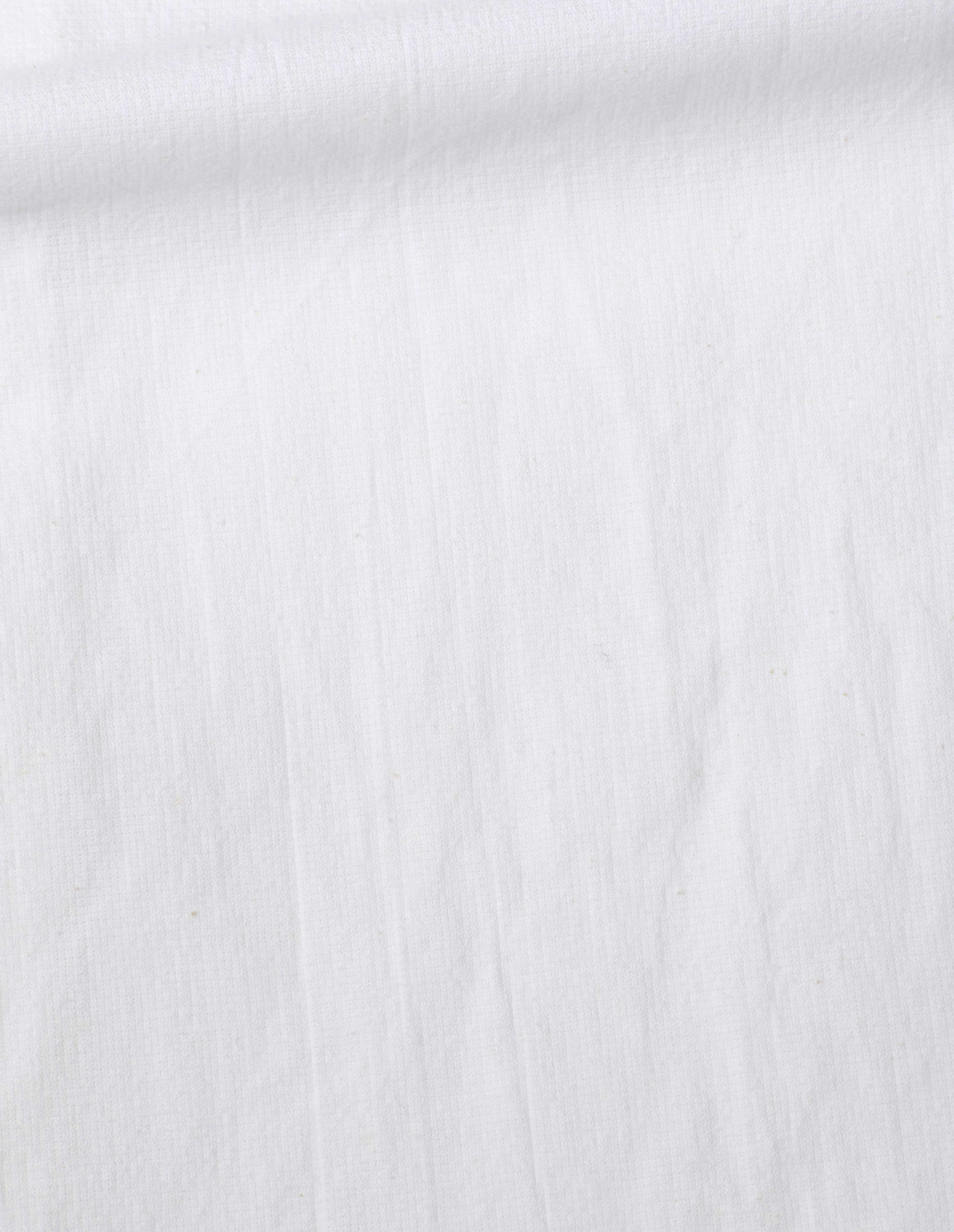 Chemise manches courtes à poche - White