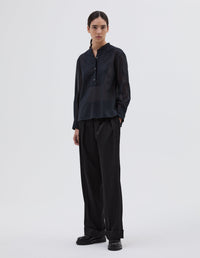 Chemise à plastron - Black