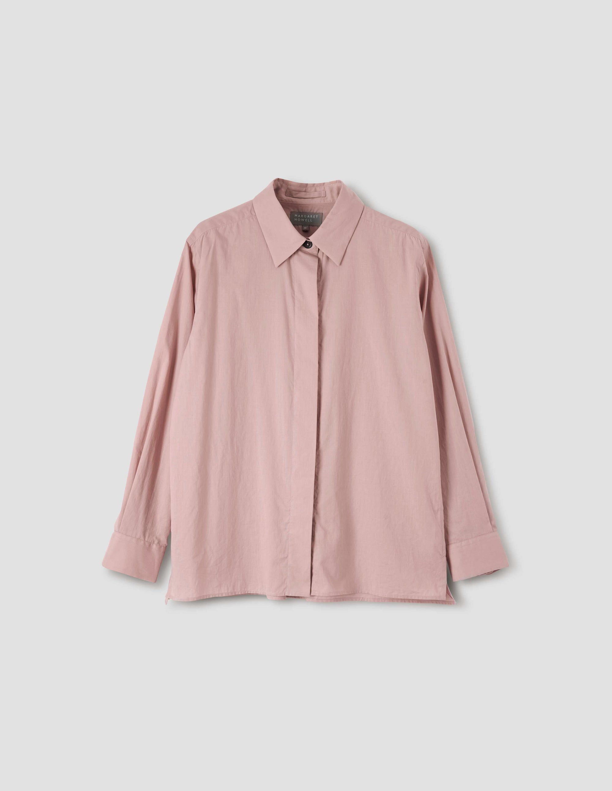 Chemise à patte de boutonnage cachée - Pale Pink