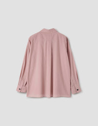 Chemise à patte de boutonnage cachée - Pale Pink