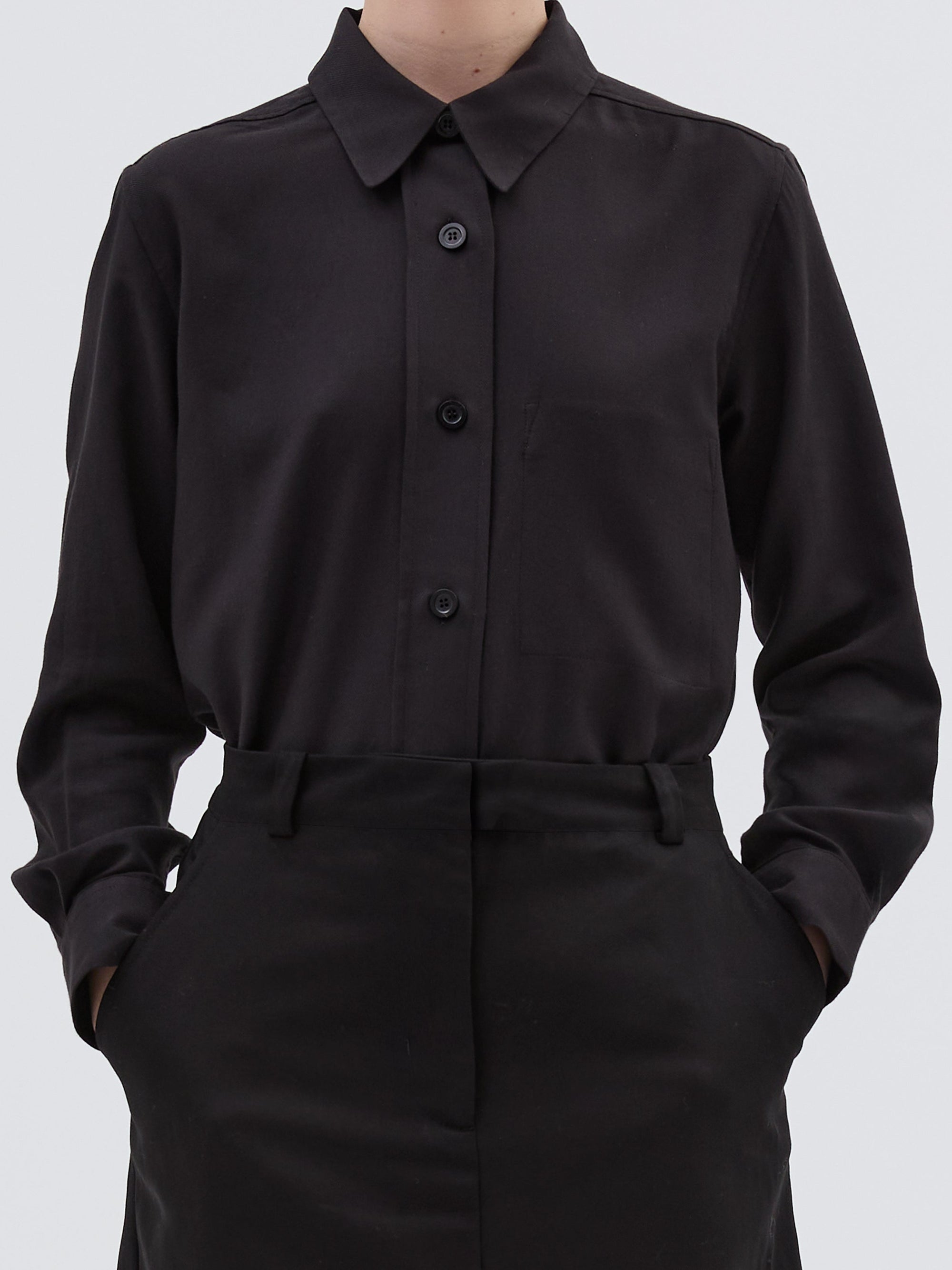 Surchemise ample - Black