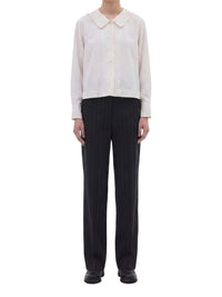 Chemise Sailor ample en soie - Chalk