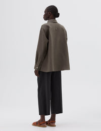 Chemise évasée - Green & Brown