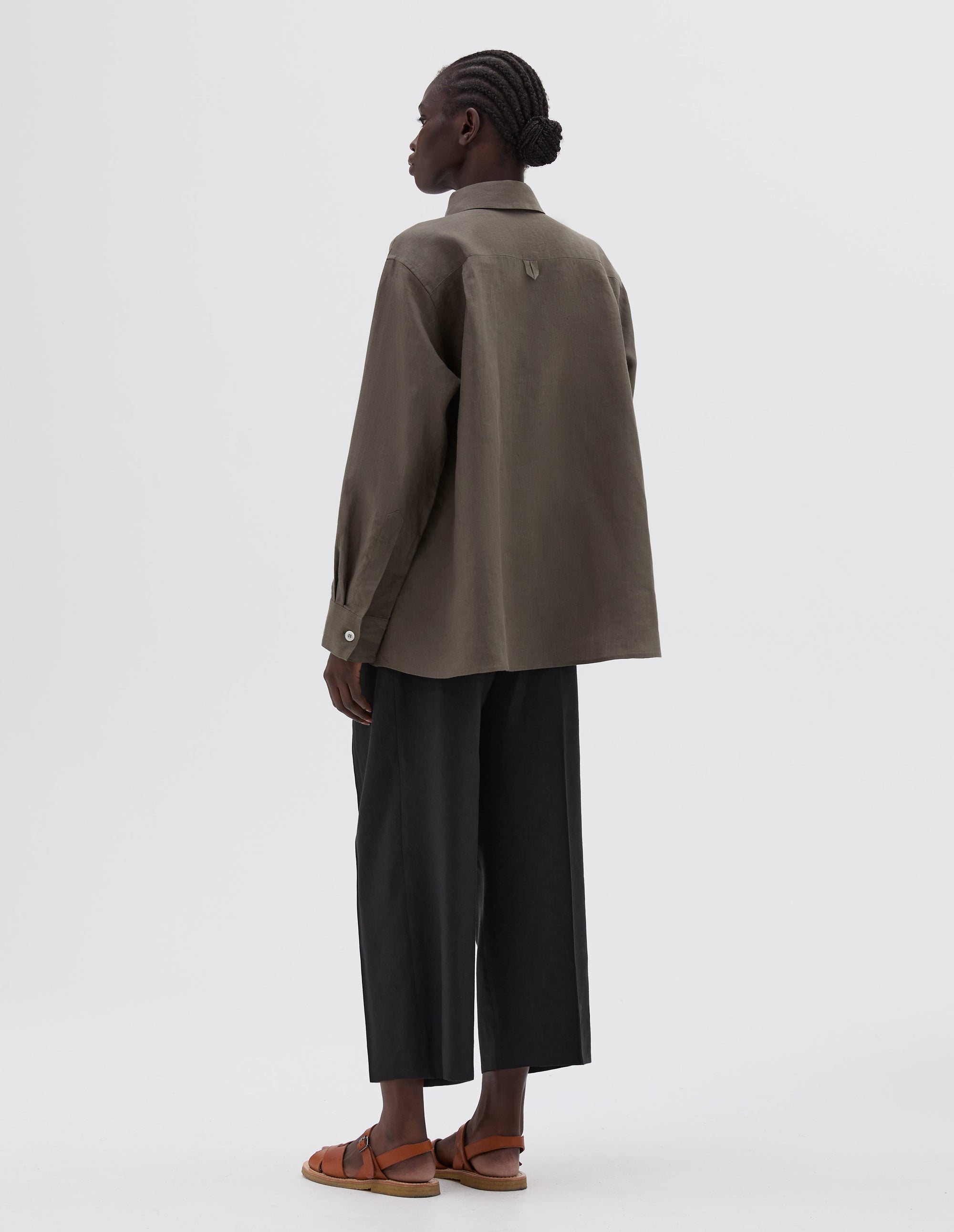 Chemise évasée - Green & Brown