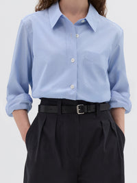 Chemise ample à poche - Blue