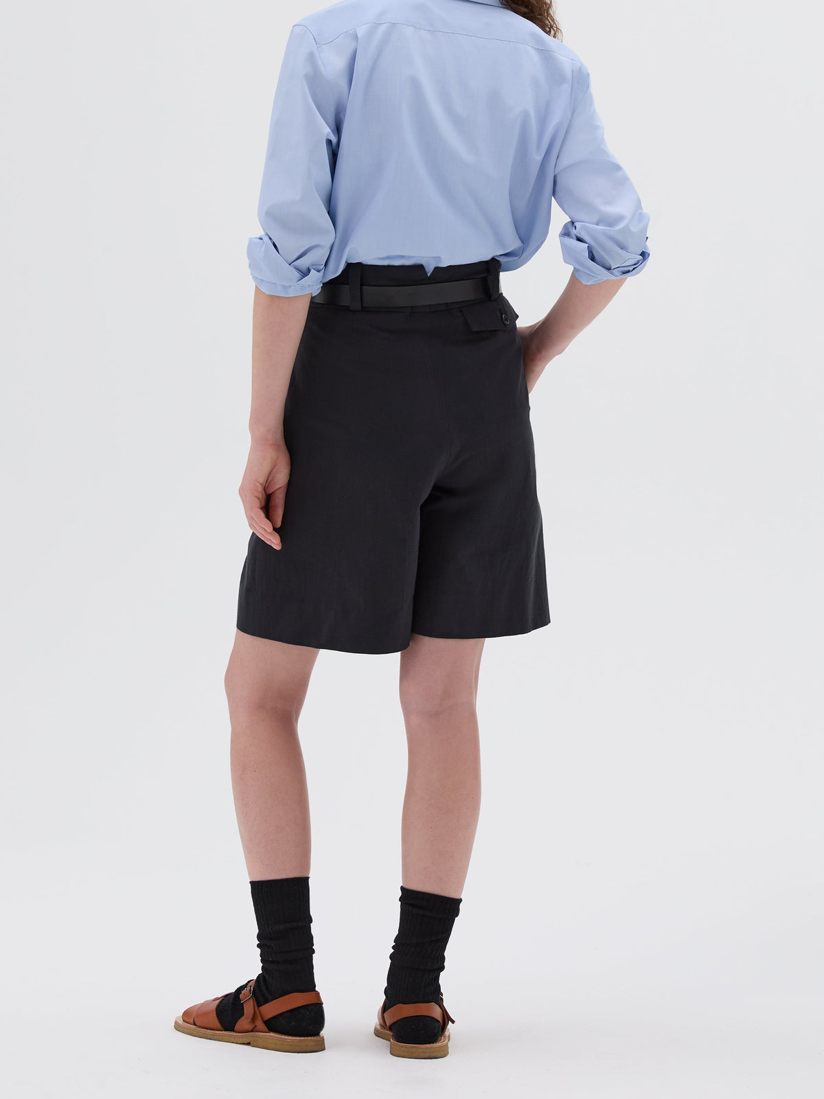 Chemise ample à poche - Blue