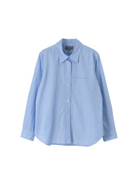 Chemise ample à poche - Blue