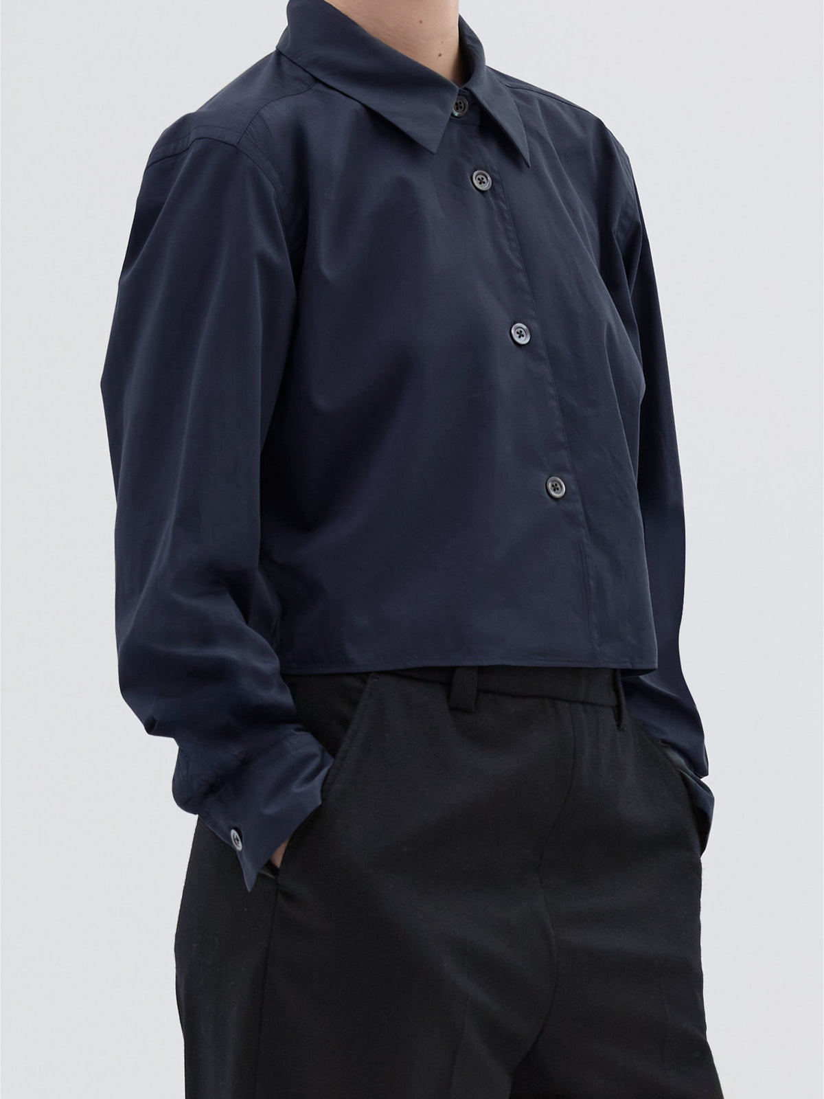 Chemise courte et droite - Navy & Blue