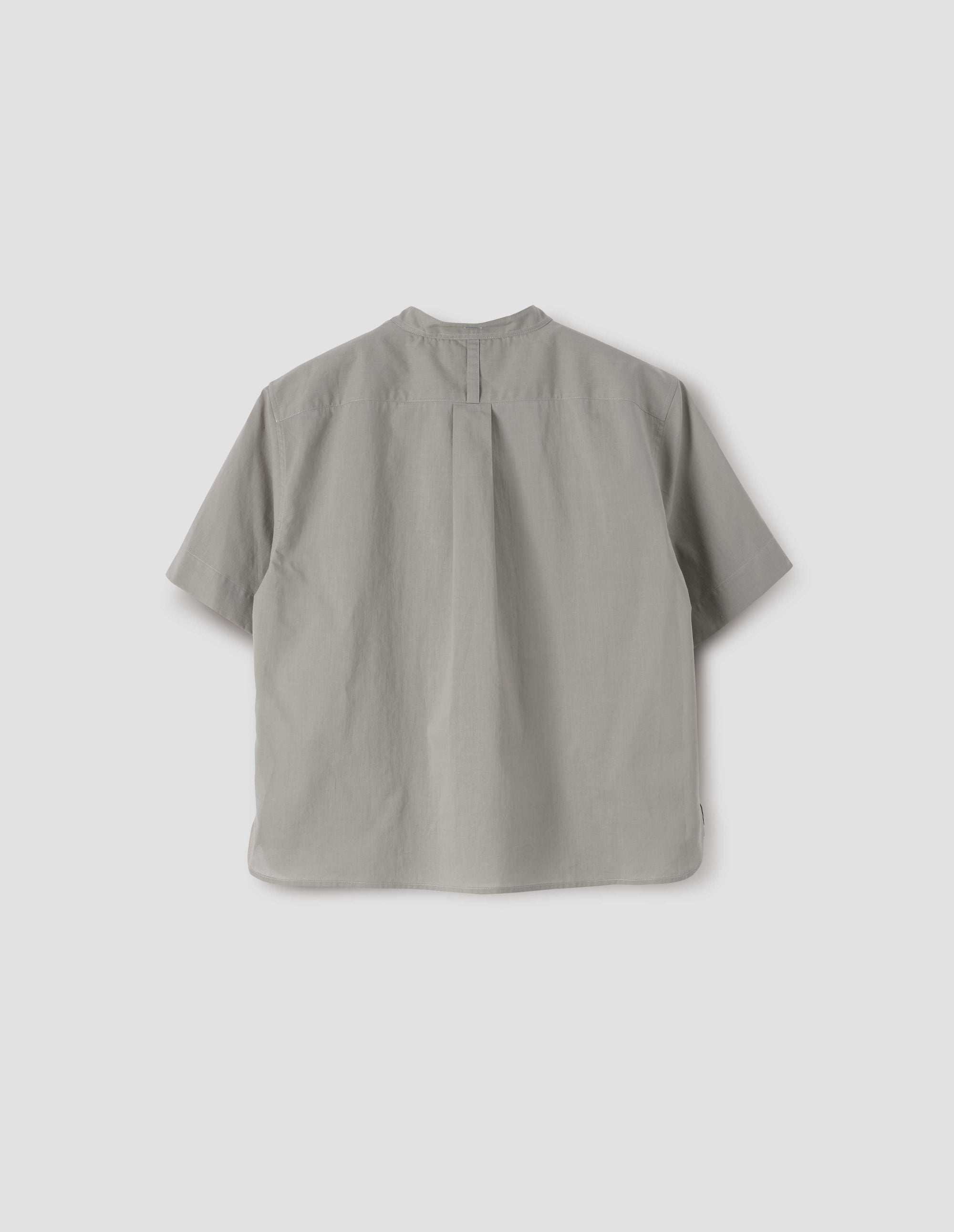 Chemise manches courtes sans col - Green