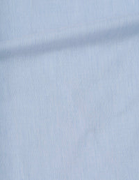 Chemise longue sans col - Blue