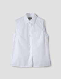 Chemise sans manches - White