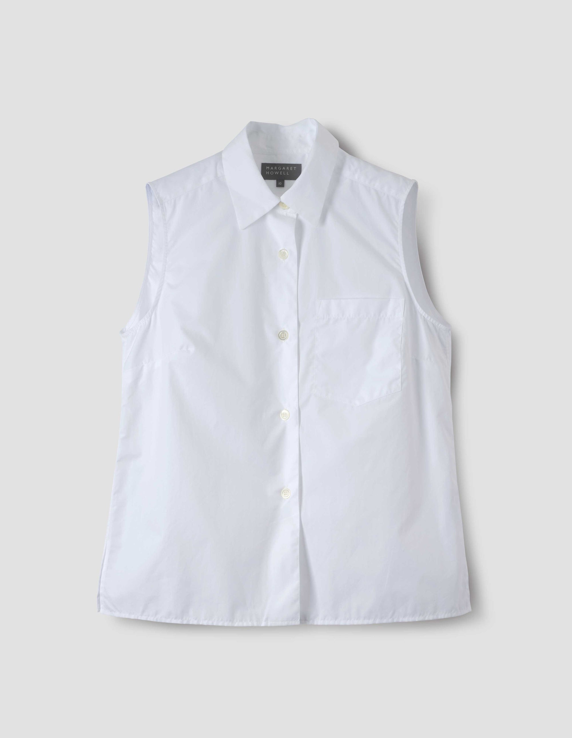 Chemise sans manches - White