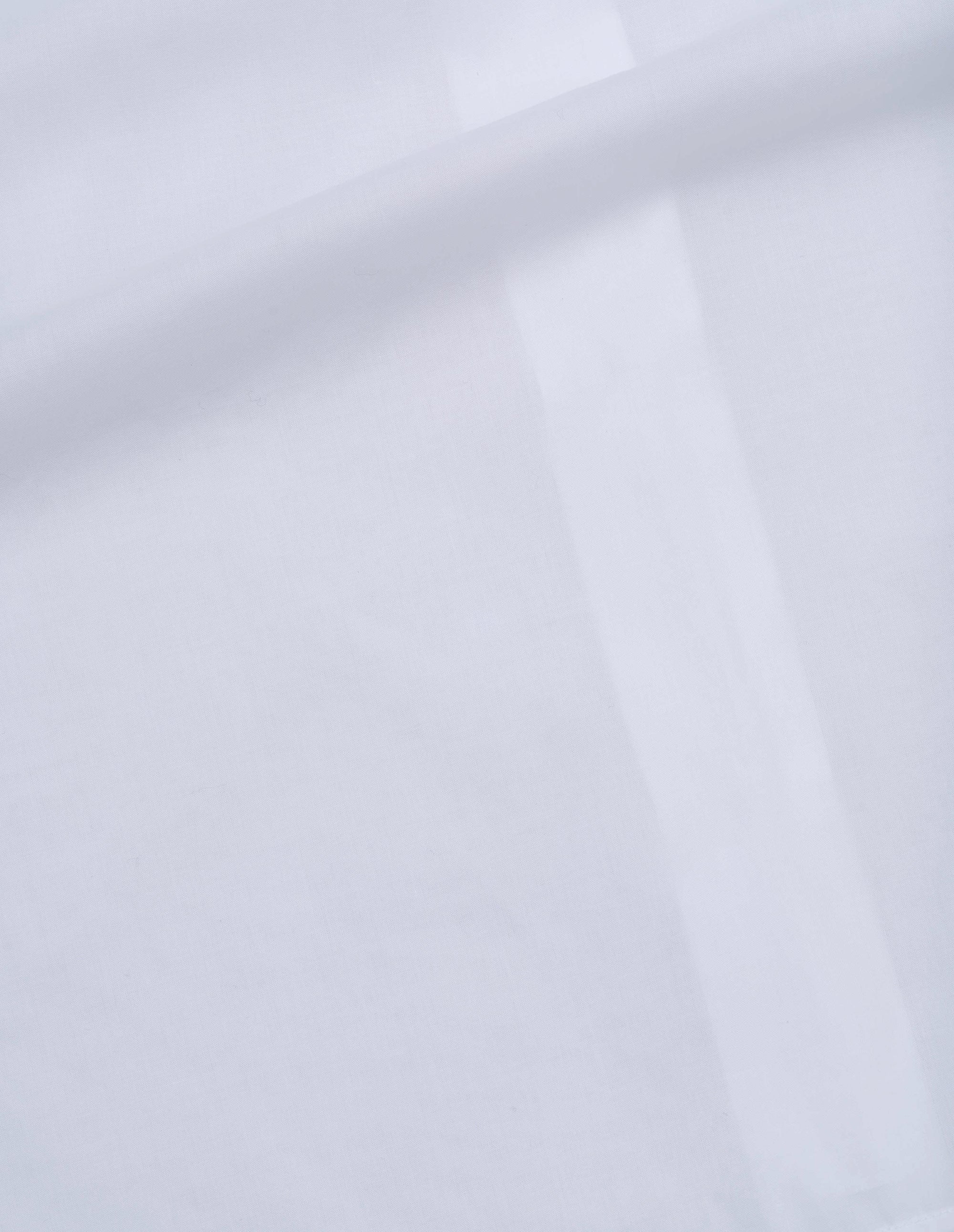 Chemise à ourlet côtelé - White