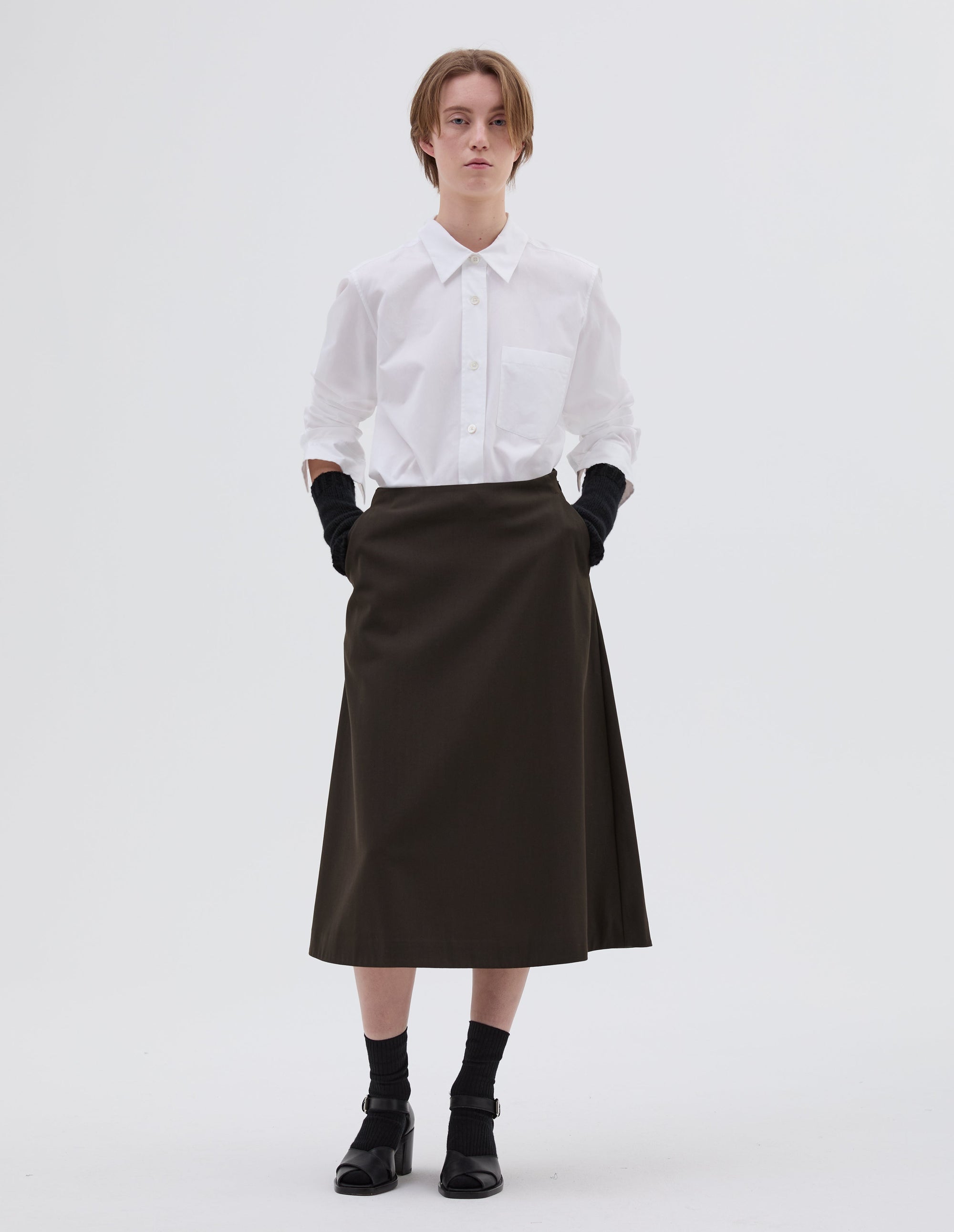 Jupe ample - Brown & Black