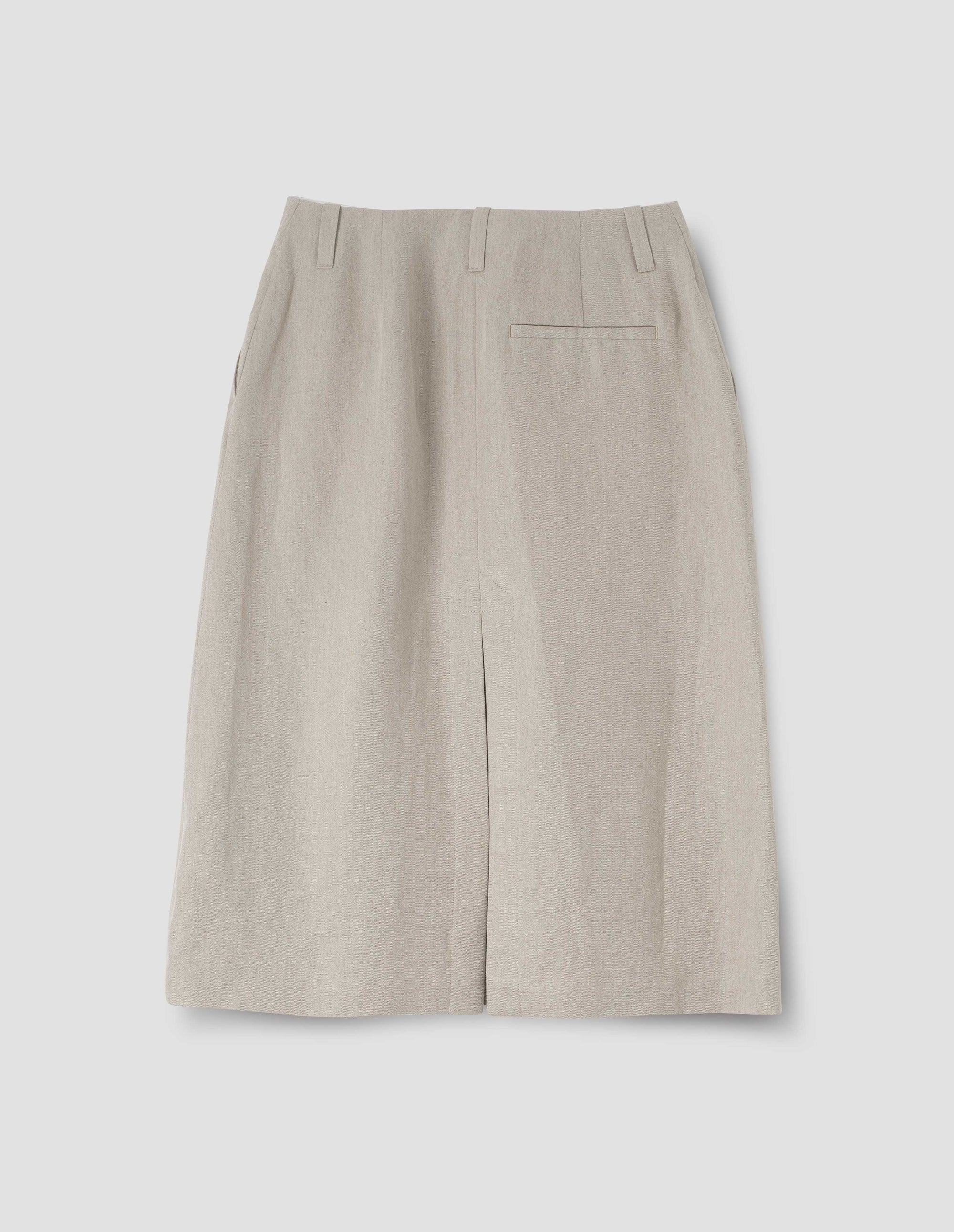 Jupe à fente arrière - Beige