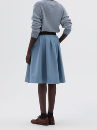 Jupe à taille boutonnée - Blue