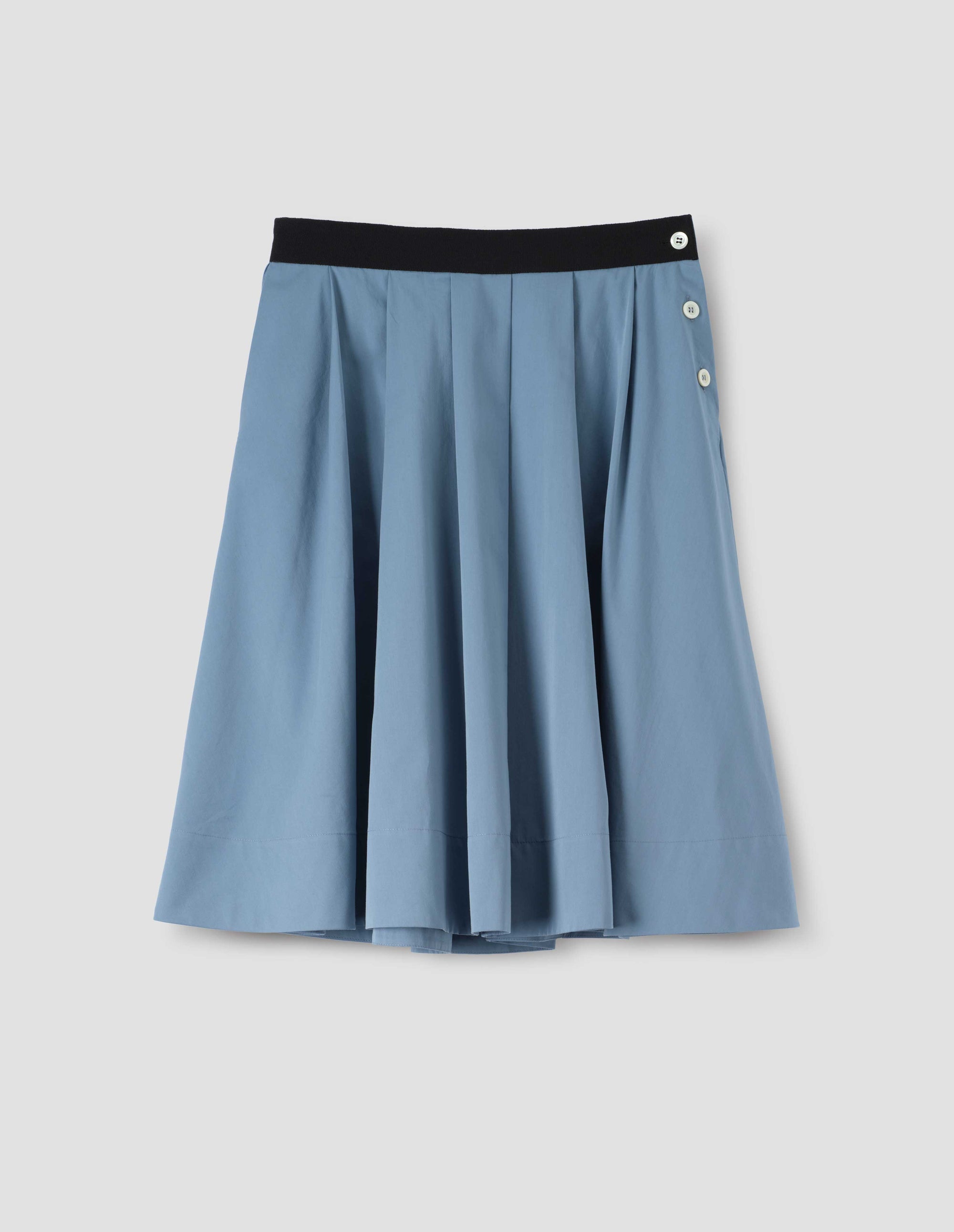 Jupe à taille boutonnée - Blue