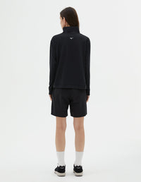 Sweat demi-zip Mizuno - Black