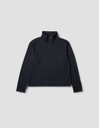 Sweat demi-zip Mizuno - Black