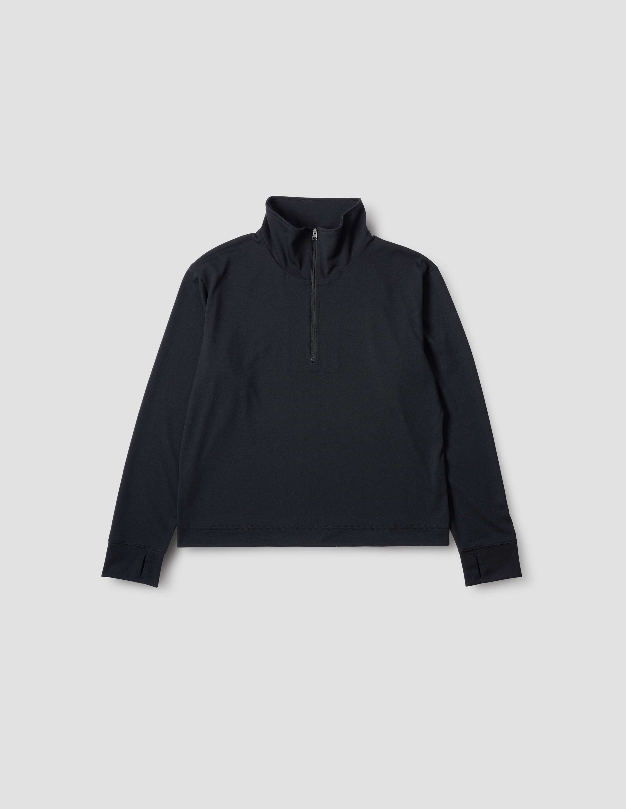Sweat demi-zip Mizuno - Black