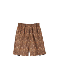 Short à motif jacquard - Tobacco & Umber