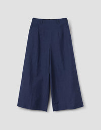 Jupe-culotte à devant plat - Blue