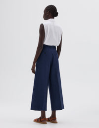 Jupe-culotte à devant plat - Blue