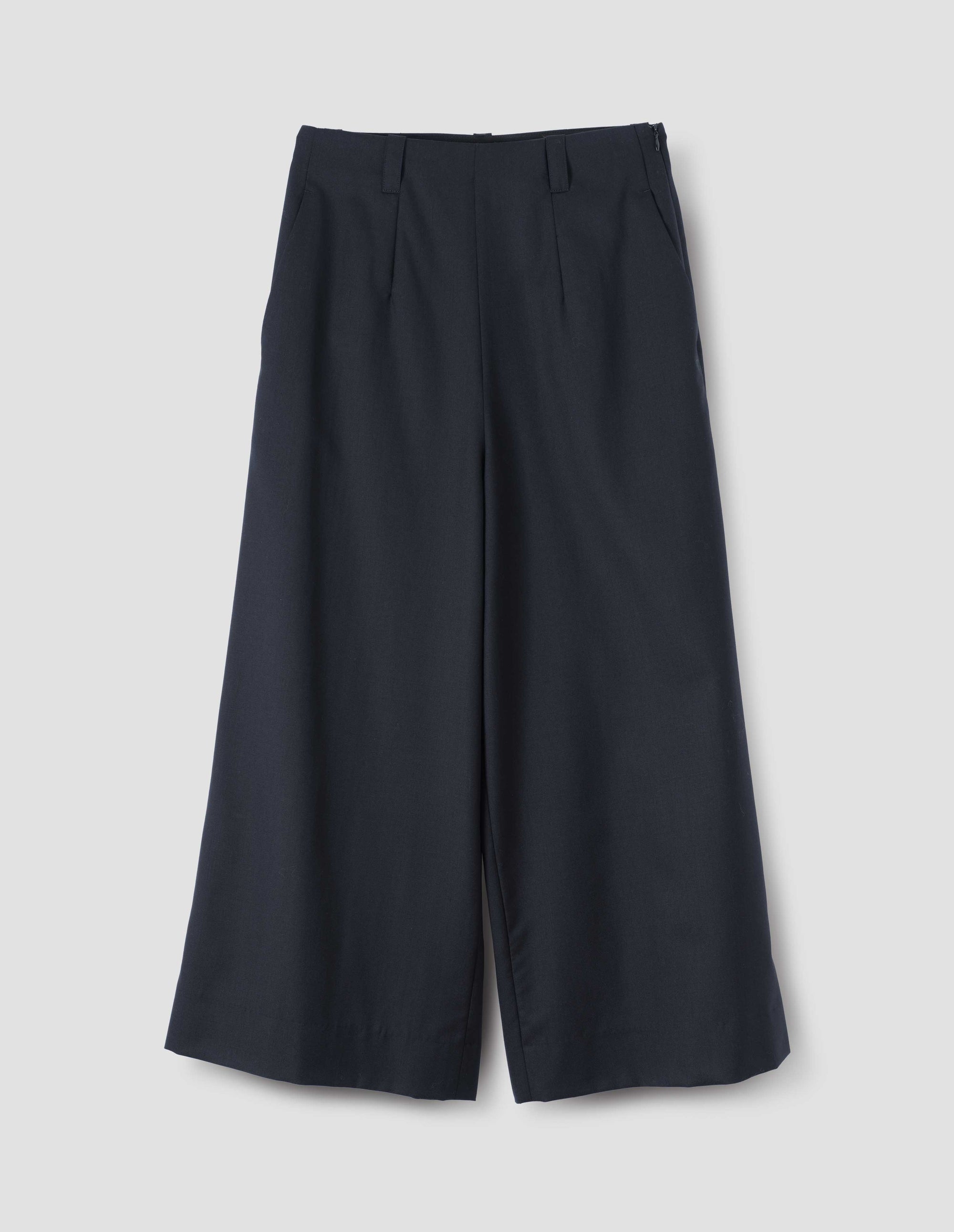 Jupe-culotte à devant plat - Navy