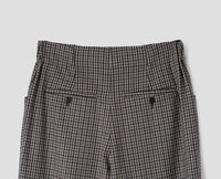 Pantalon court coupe décontractée - Black & Brown