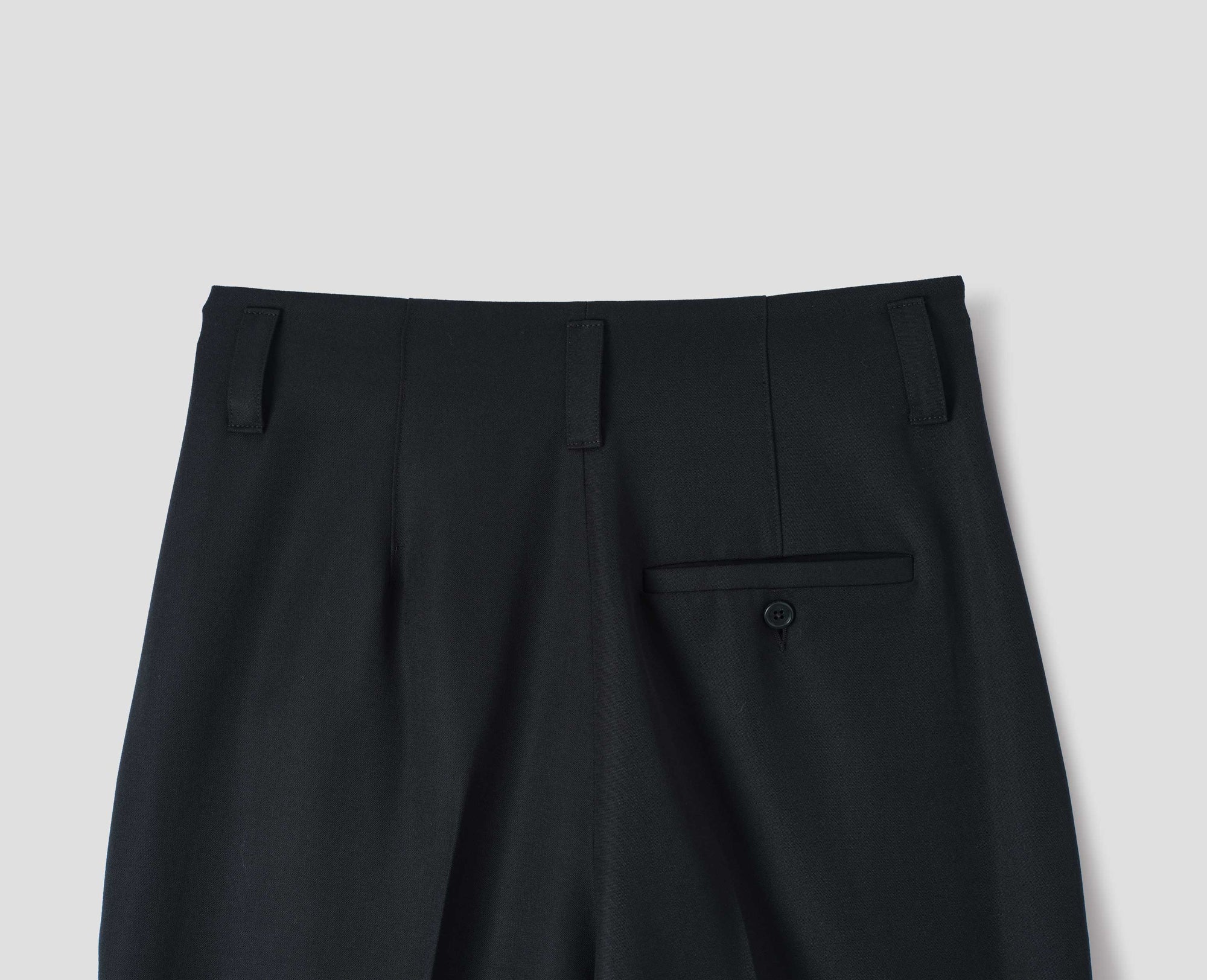Pantalon à doubles plis - Black