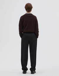 Pantalon à doubles plis - Black