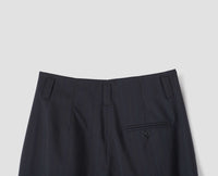 Pantalon à doubles plis - Navy & Chalk