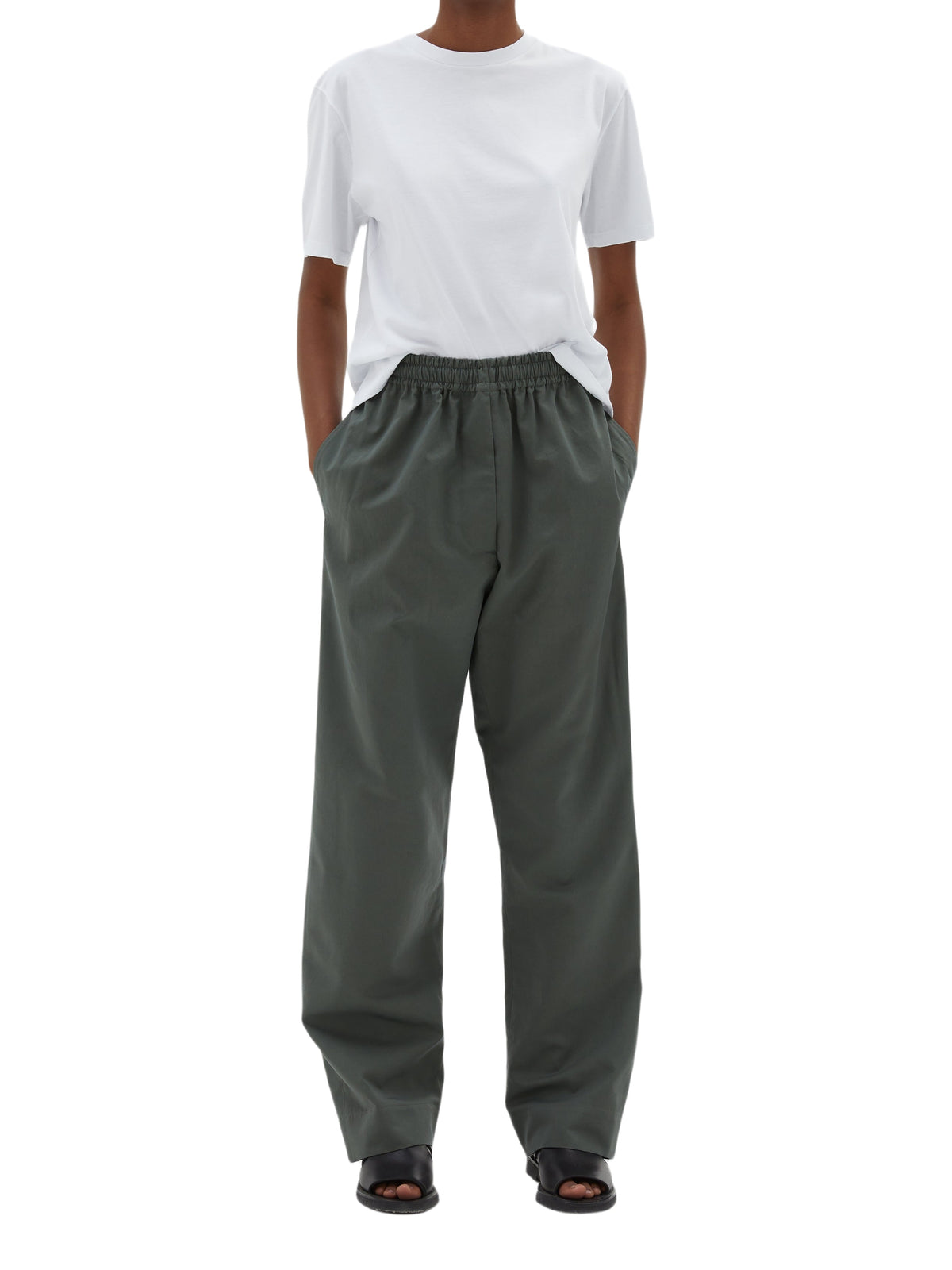 Pantalon coupe décontractée - Faded Green