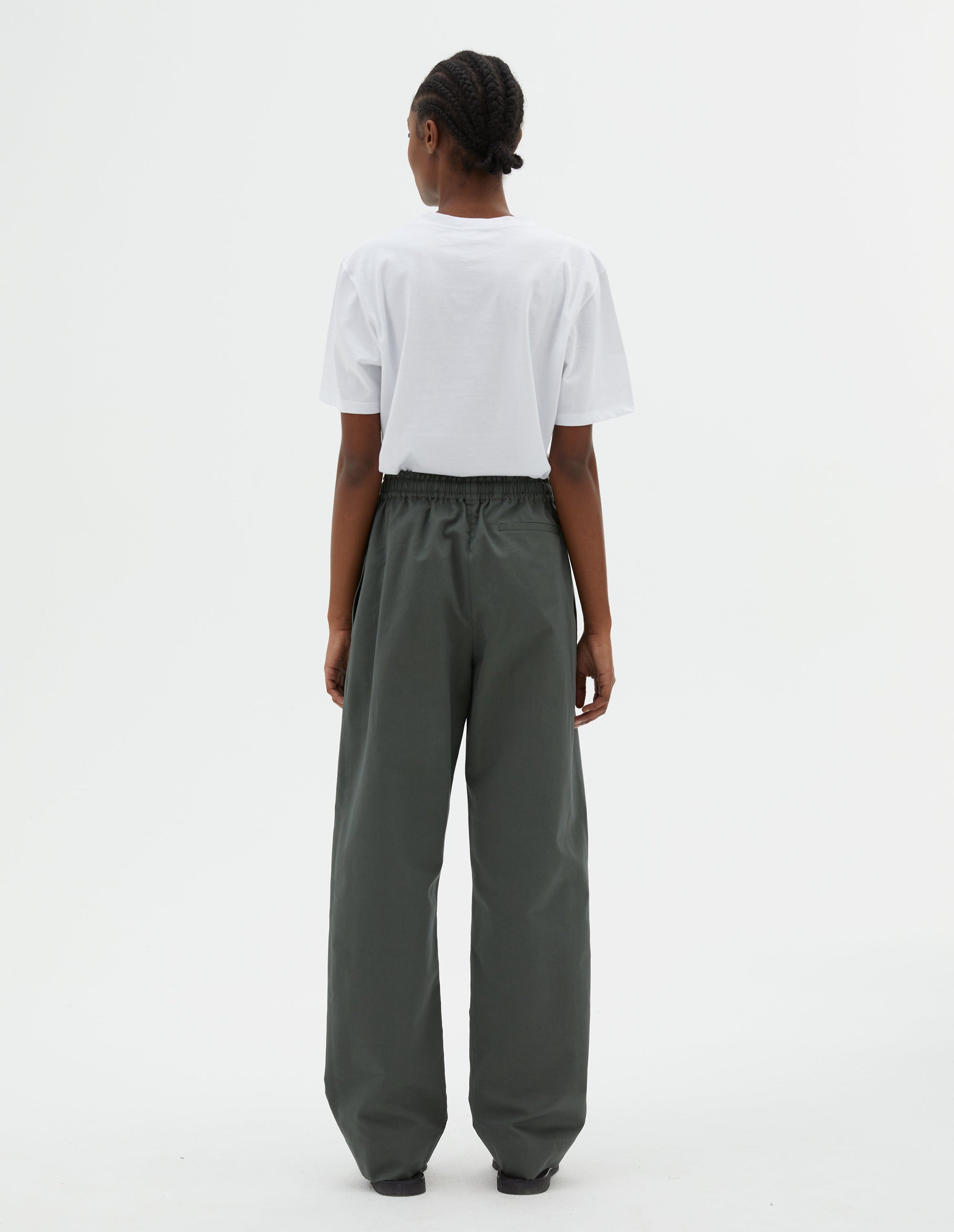 Pantalon coupe décontractée - Faded Green