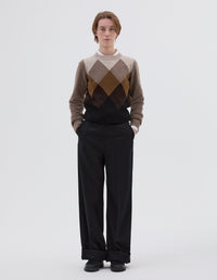 Pantalon marin à revers - Navy